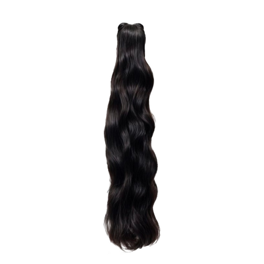 Raw Natural Wavy Hair Weft